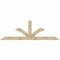 Ekena Millwork Richland Rough Sawn Timber Gable Bracket, Douglas Fir, 108"W x 36"H x 2"D x 6"F, 8/12 Pitch GBW108X36X0206RIC00RDF - alternate 1